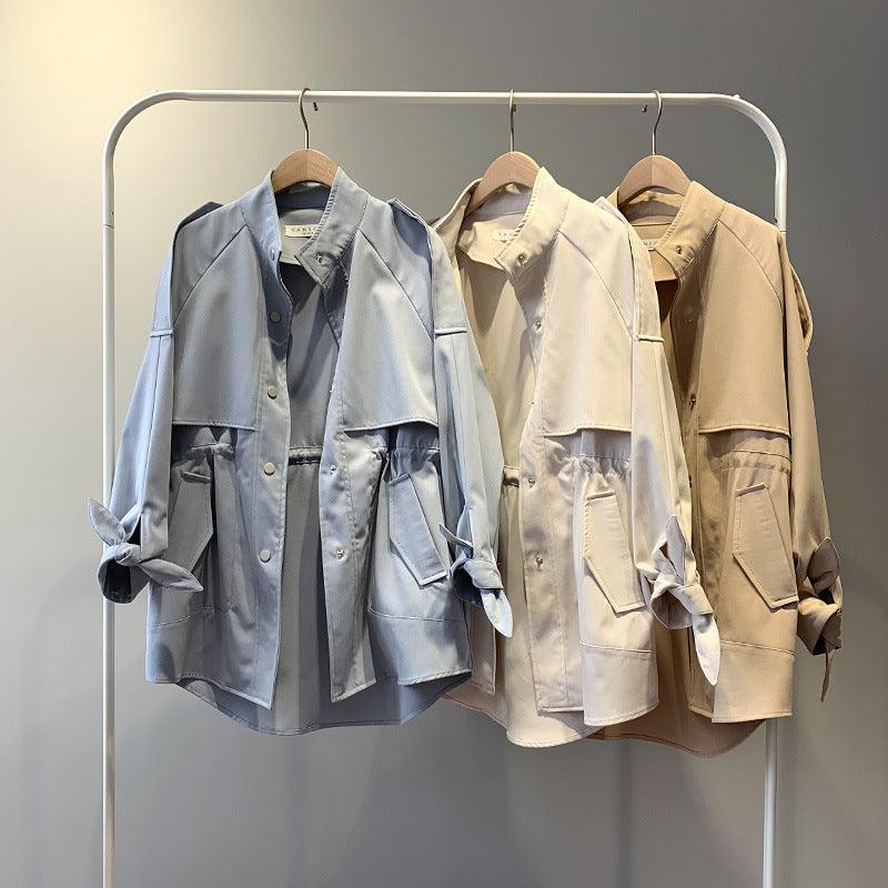 Student Loose Coat - WOMONA.COM