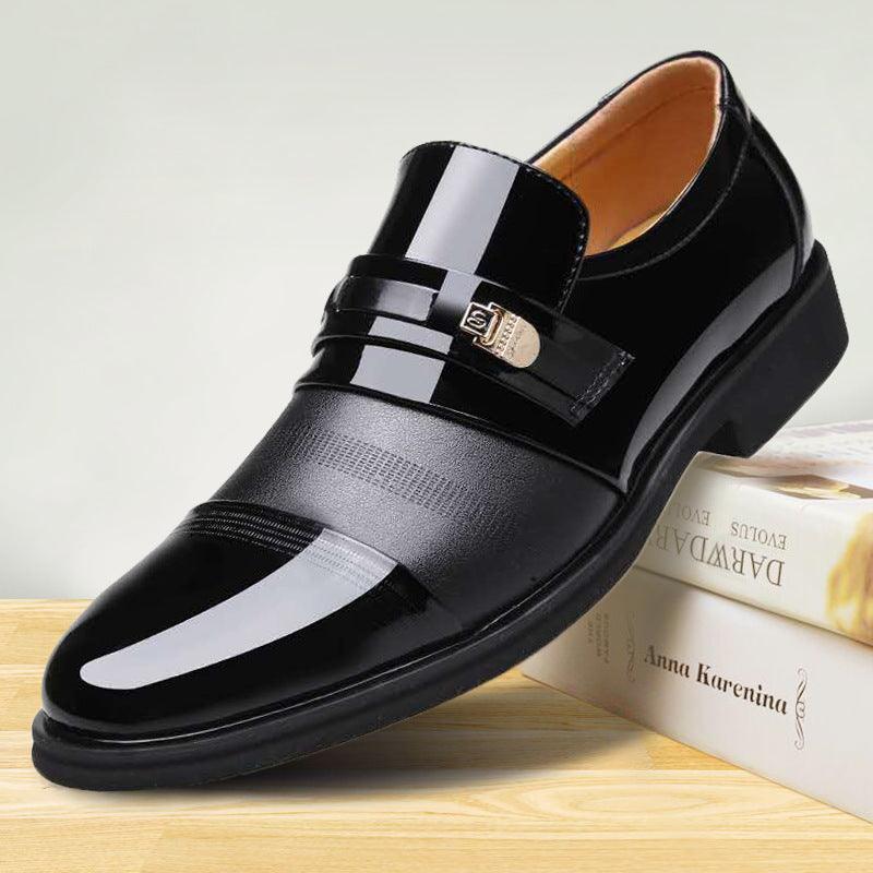 Men's formal business leather shoes - WOMONA.COM