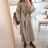 Vintage hand-made cashmere coat - WOMONA.COM