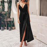 Elegant Jumpsuits Wide Leg Pants - WOMONA.COM