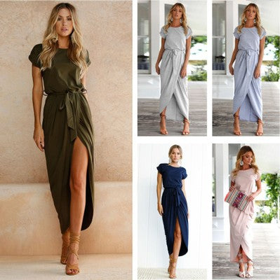 Flat sleeves dresses - WOMONA.COM