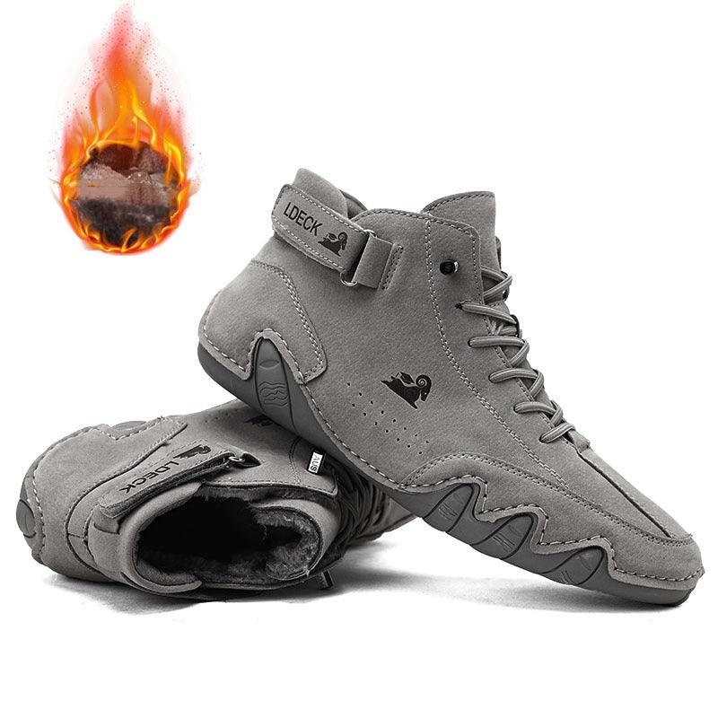 Velcron Fashion Lace-up Sneakers - WOMONA.COM