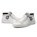 New high-top lace-up sneakers - WOMONA.COM