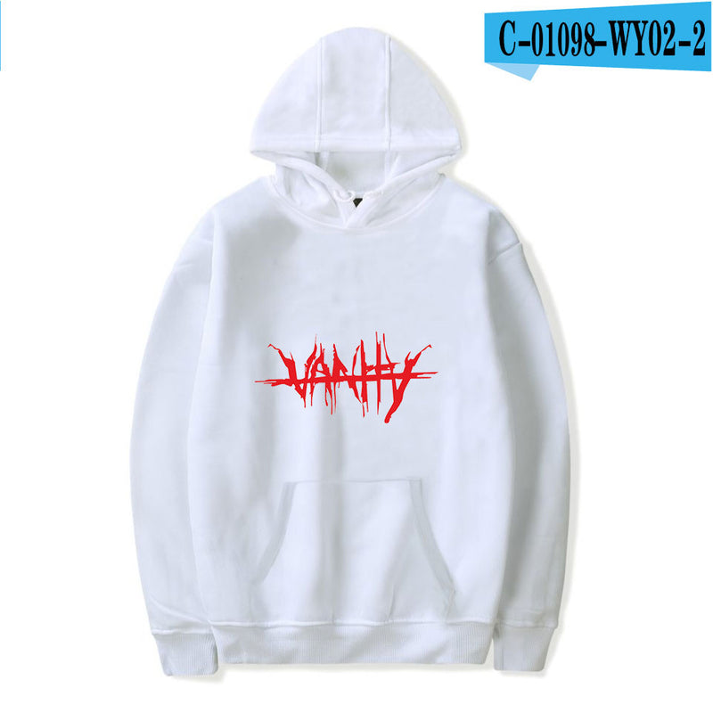 juice wrld printed hooded sweatshirt - WOMONA.COM