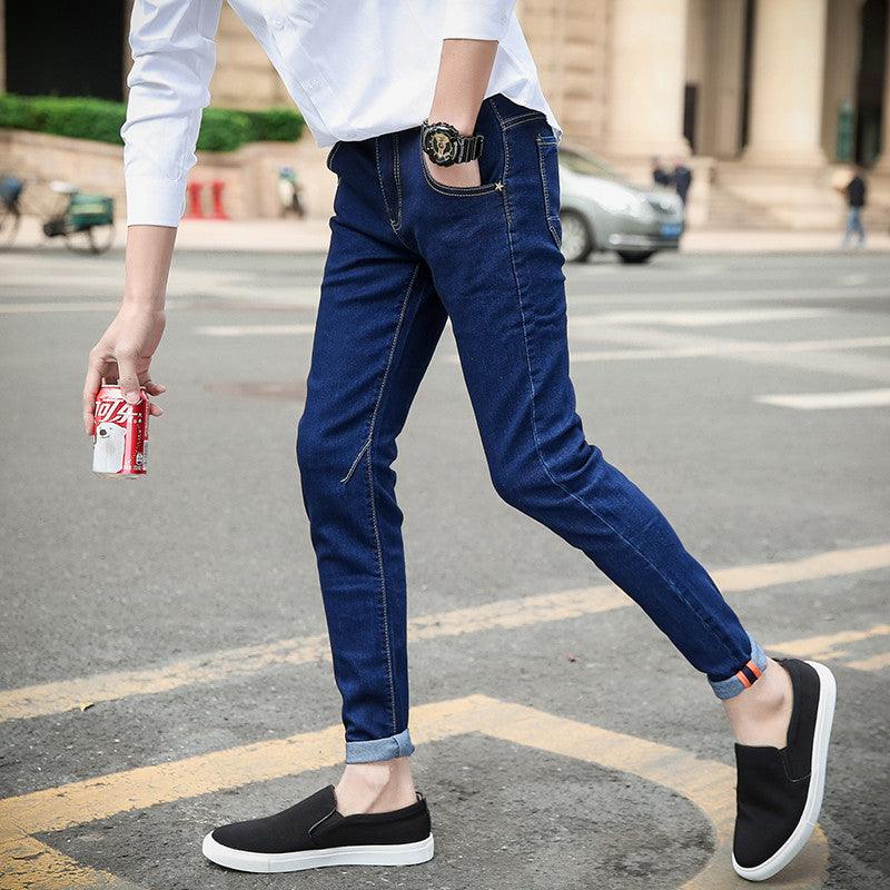 Men's cropped jeans - WOMONA.COM