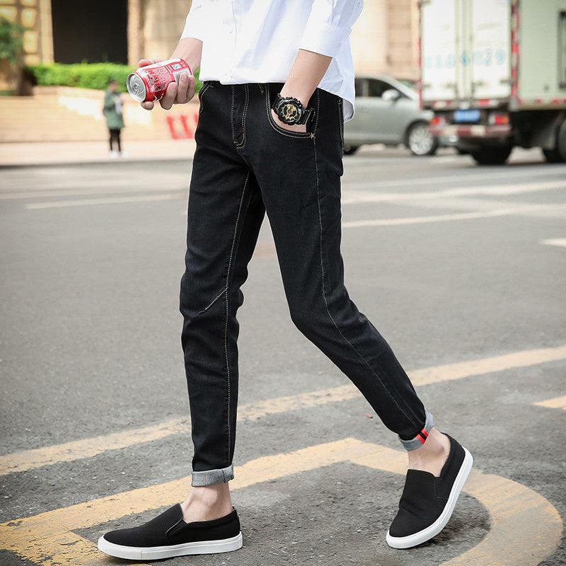 Men's cropped jeans - WOMONA.COM