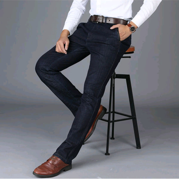 Men's Straight Leg Jeans - WOMONA.COM