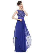 Elegant long dress cocktail dress - WOMONA.COM