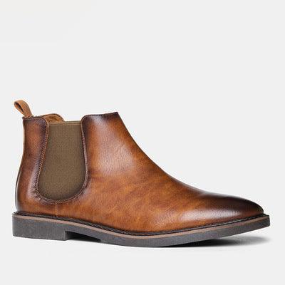 Men  Boots Waterproof Leather Shoes - WOMONA.COM