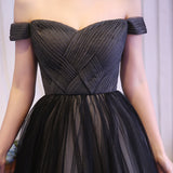 One-shoulder evening dress - WOMONA.COM