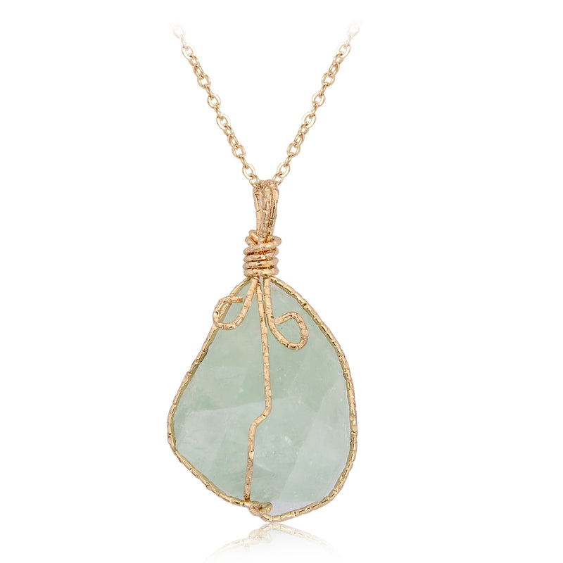 Natural stone pendant - WOMONA.COM