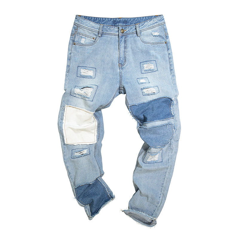 Old patch jeans - WOMONA.COM
