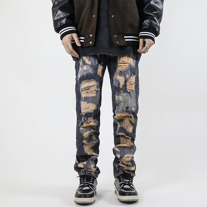 Street Personalized Jeans Men - WOMONA.COM