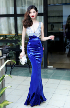 Glitter evening dress - WOMONA.COM