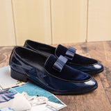 Large Size British Single Leather Shoes - WOMONA.COM