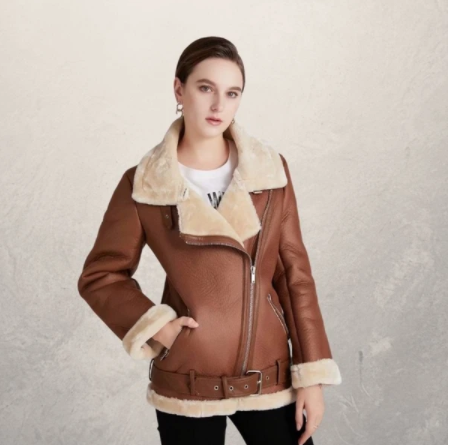 Women's leather jacket - WOMONA.COM