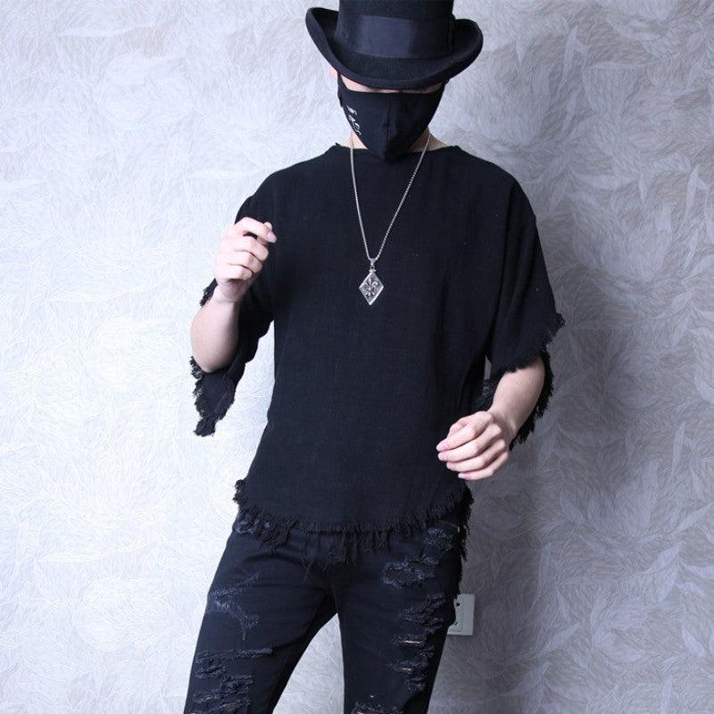 Summer Irregular Color T-shirt Men - WOMONA.COM