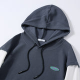 Cotton Hooded Sweatshirt - WOMONA.COM