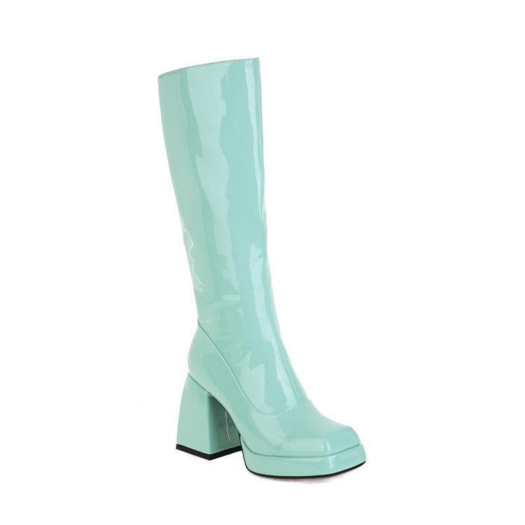 Candy Color High Boots Women - WOMONA.COM