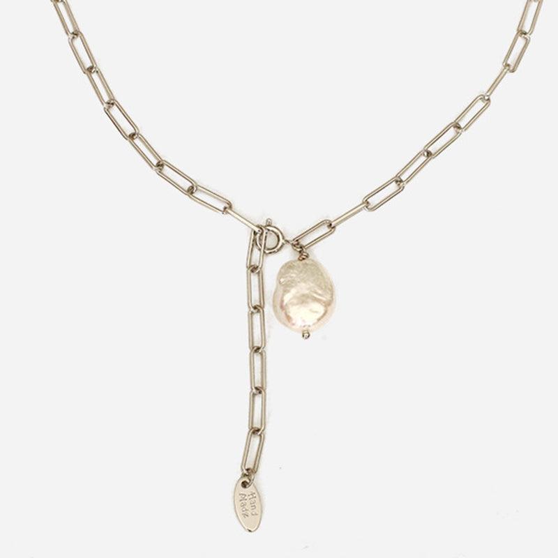Shaped pearl necklace - WOMONA.COM