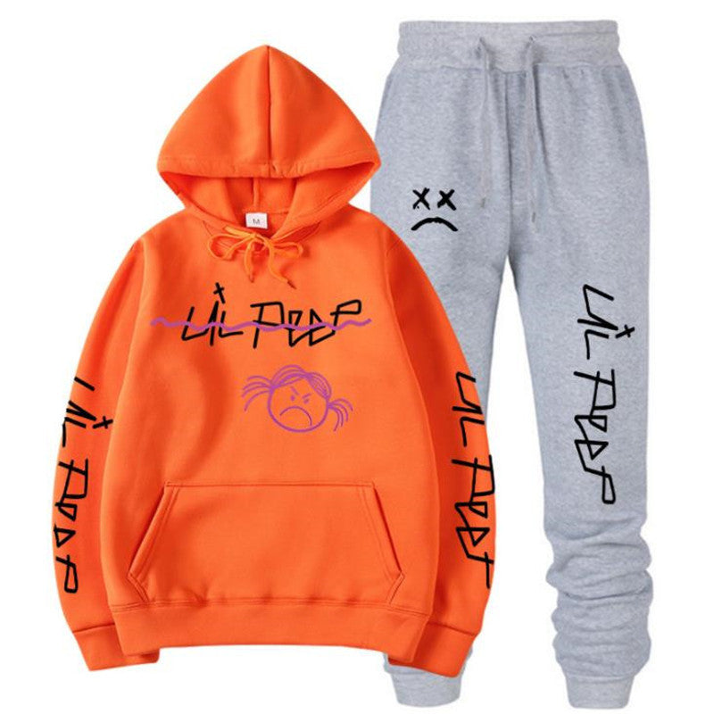 Peep Hoodie Sweatshirt Sets - WOMONA.COM