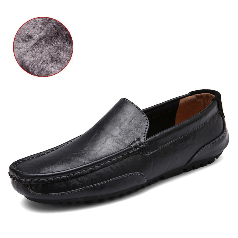 Men Loafers Slip On Formal Comfortable Soft Shoes - WOMONA.COM