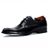 Three-joint Casual Formal Leather Shoes - WOMONA.COM