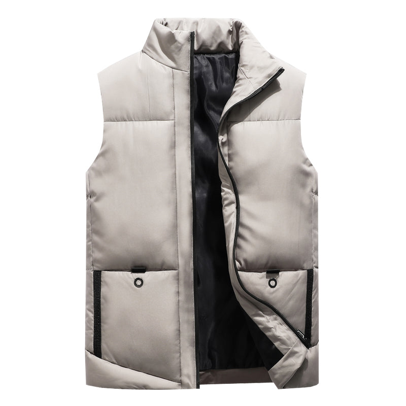 Autumn Casual Cotton Vest Warm Men's - WOMONA.COM