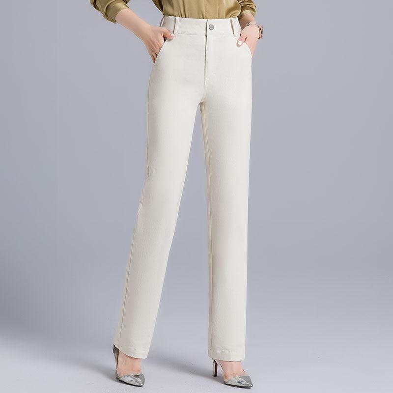 Women's Straight Suit Pants - WOMONA.COM