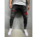 Men's paint jeans - WOMONA.COM