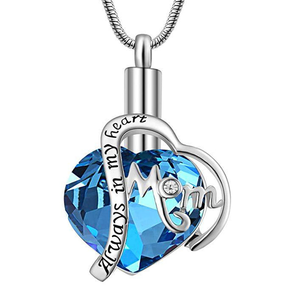 Crystal Necklace Commemorates Loved - WOMONA.COM