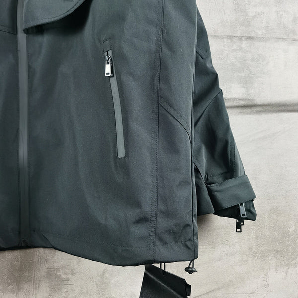 Multi-Zipper Pocket Jacket - WOMONA.COM