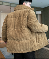 Corduroy Padded Jacket Men - WOMONA.COM