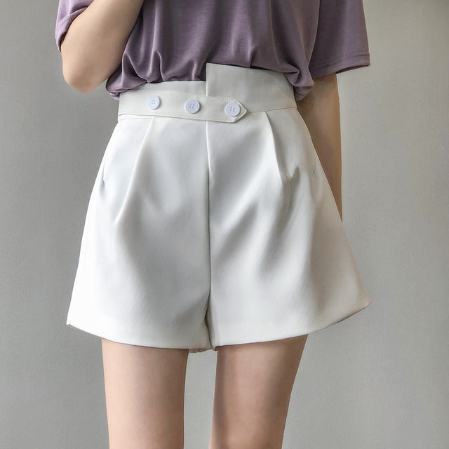 Irregular Temperament Suit Shorts - WOMONA.COM