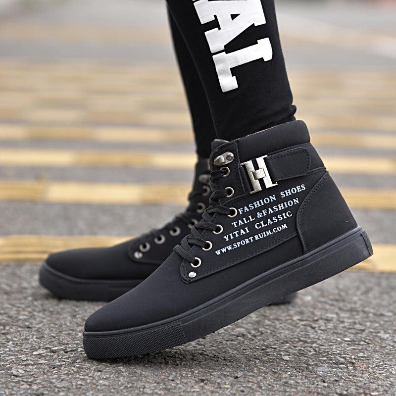 Martin Boots Men Lace-up Flat Shoes - WOMONA.COM