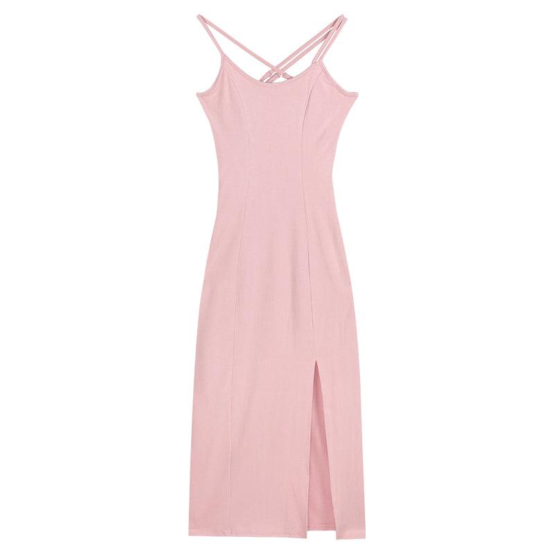 Slim Mid Length Hip Skirt - WOMONA.COM