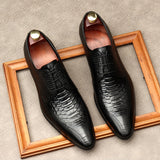 Men's Fashion British Formal Leather Shoes - WOMONA.COM