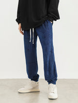 Retro Ice Velvet Loose-fitting Sweatpants Men - WOMONA.COM