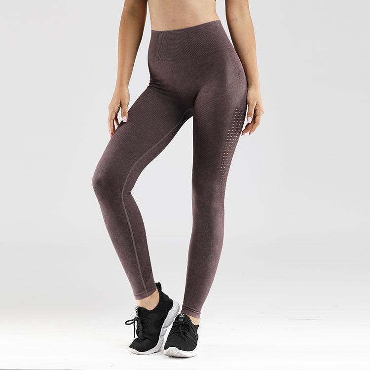 Denim style tight-fitting trousers - WOMONA.COM