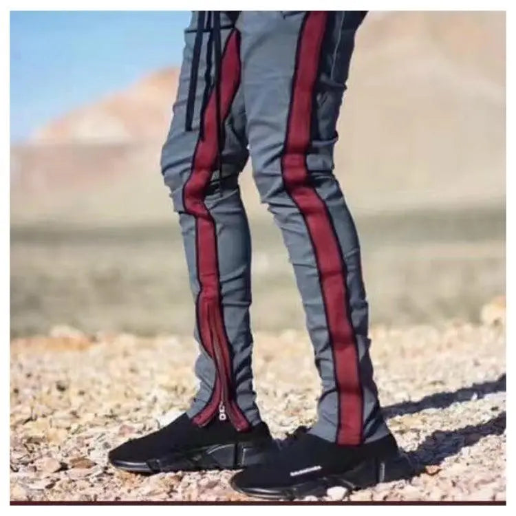 Color Blocking Sweatpants - WOMONA.COM