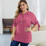 Plus size fashion t-shirt - WOMONA.COM