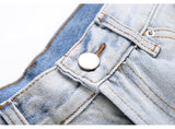 Big hole jeans - WOMONA.COM