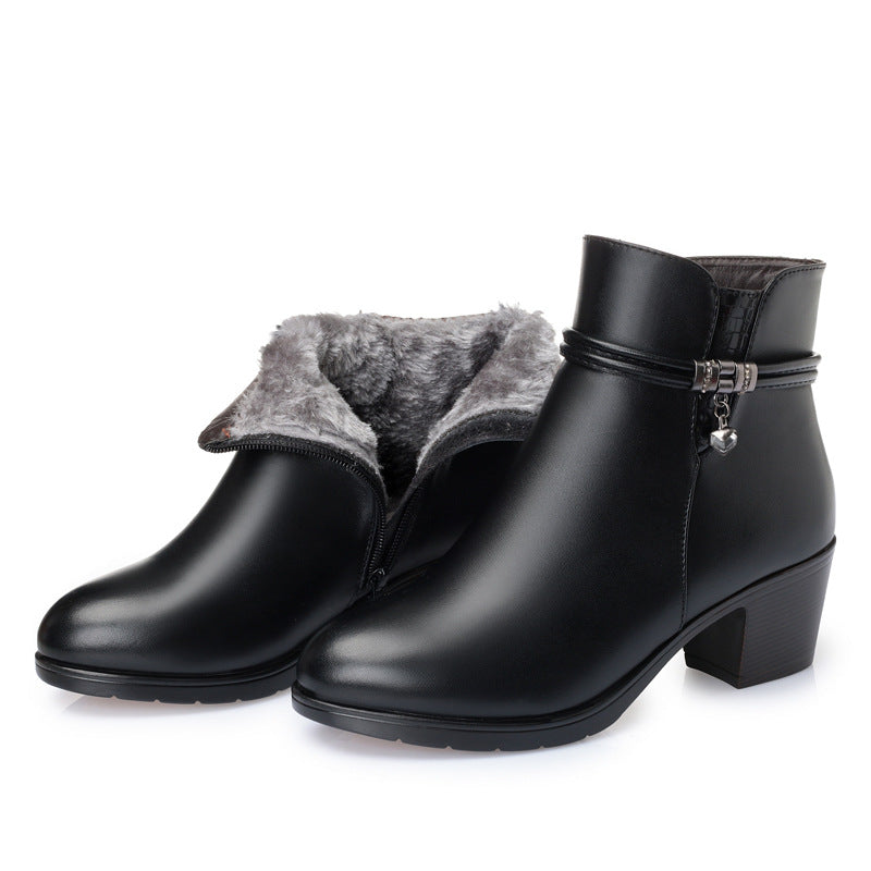 Thick heel boots - WOMONA.COM