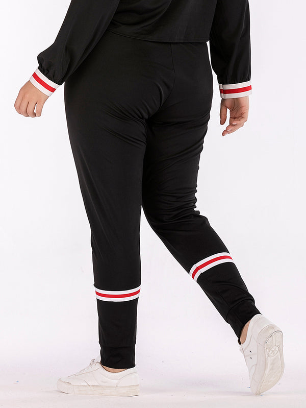Women's pants with large size waistband - WOMONA.COM