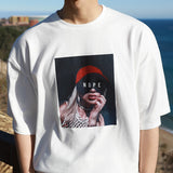 Portrait Printed T-Shirt Men - WOMONA.COM