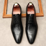 Men's Fashion British Formal Leather Shoes - WOMONA.COM