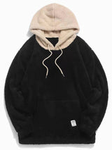 Lamb wool hooded pullover - WOMONA.COM