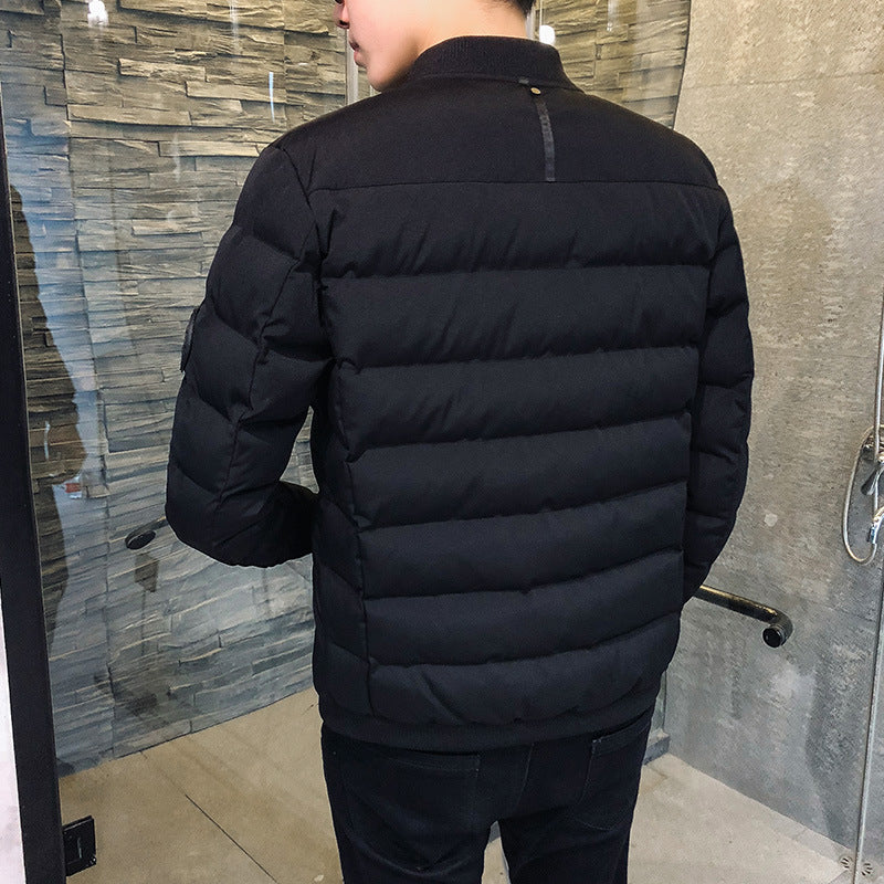 Stand Collar Down Jacket Men's - WOMONA.COM