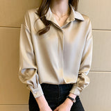 Long-sleeved Shirt - WOMONA.COM