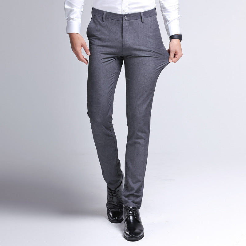 Casual pants stretch youth suit pants - WOMONA.COM